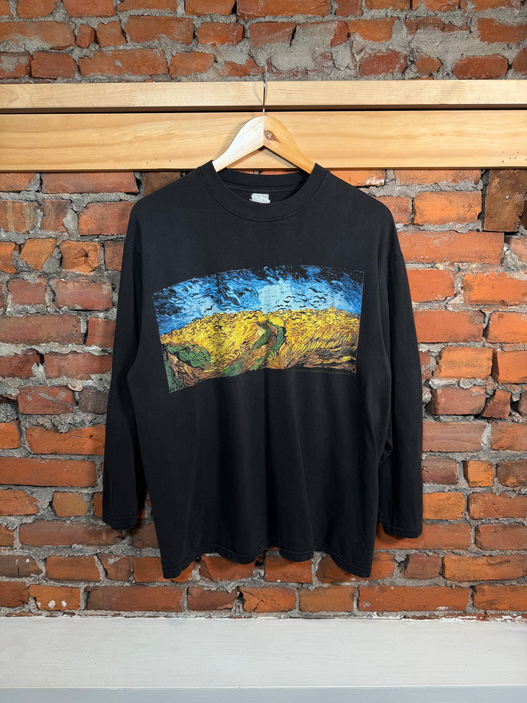 Vintage Van Gogh Wheatfield Longsleeve (S)