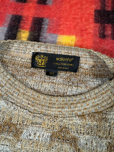 Vintage Valente Knit Pattern Sweater (2XL)