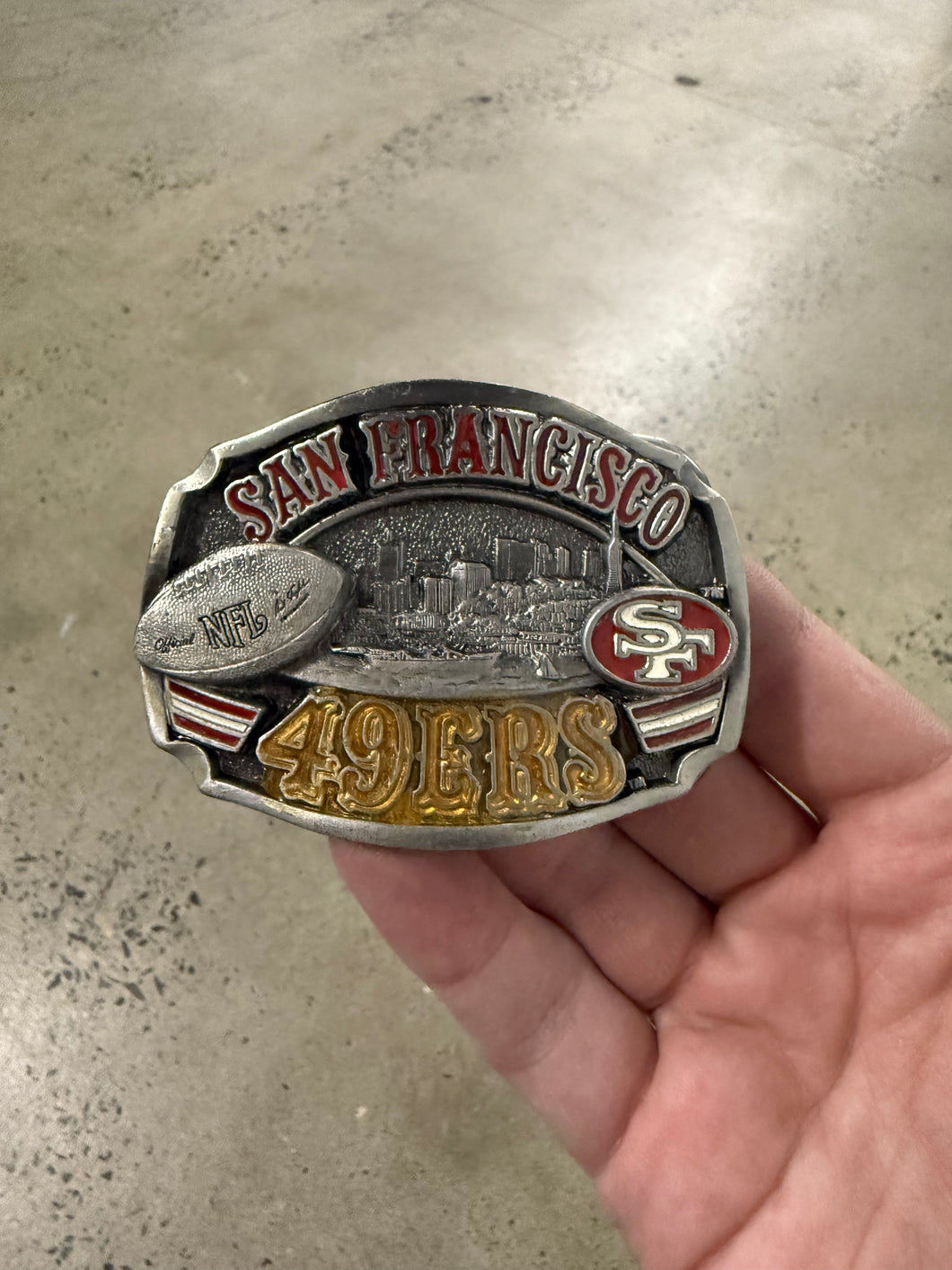 Vintage San Francisco 49ers Belt Buckle
