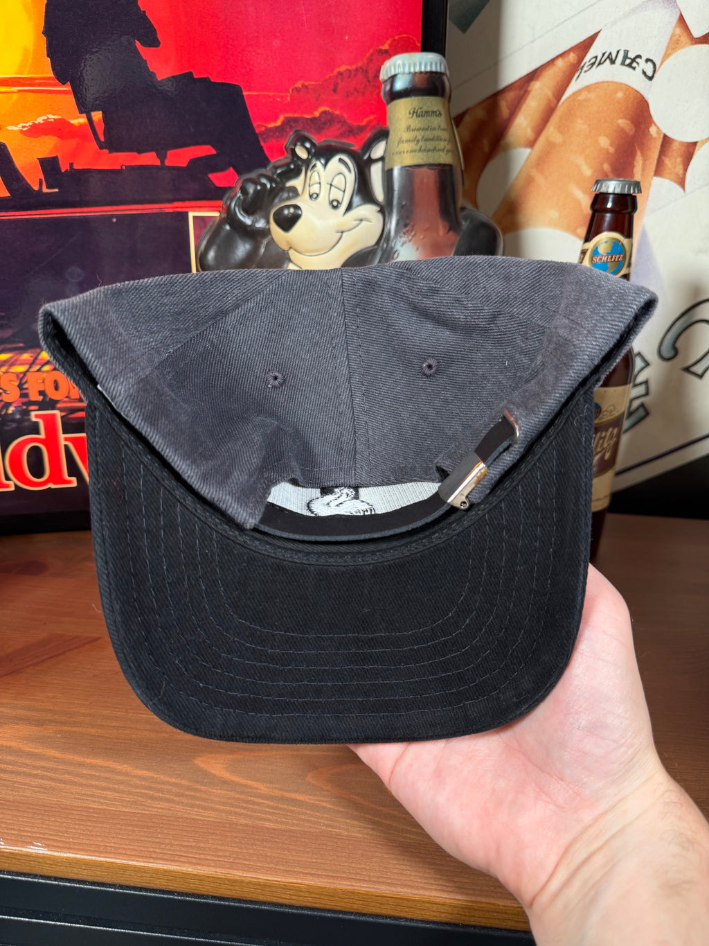 Vintage Crows Seed Leather Strap Hat