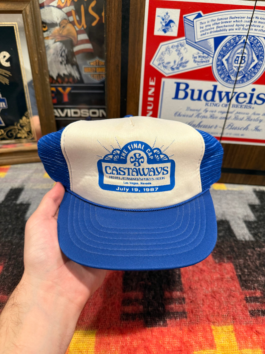 Vintage 1987 Castaways Casino Trucker Hat