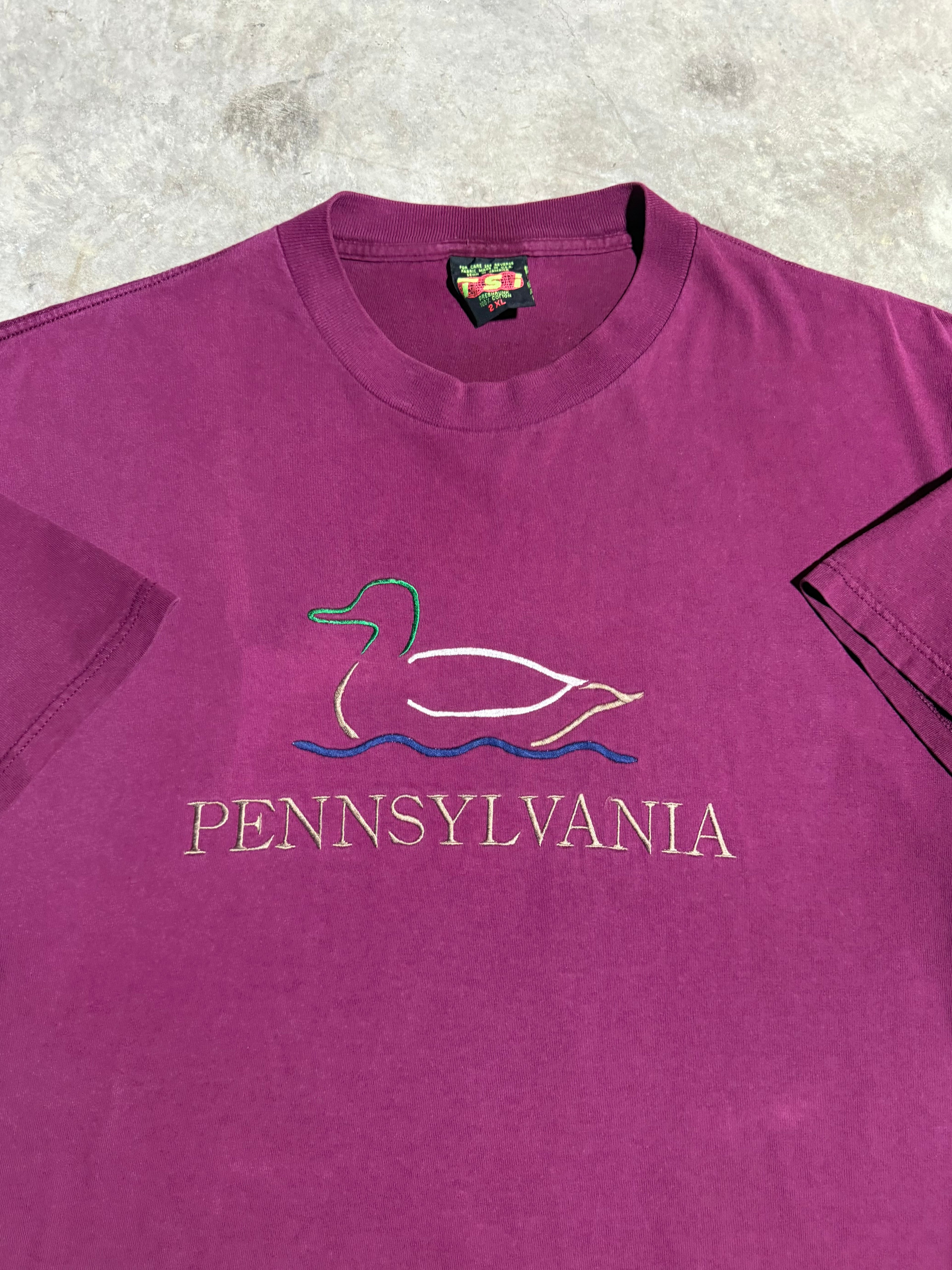 Vintage Pennsylvania Duck Embroidered Tee (2XL)