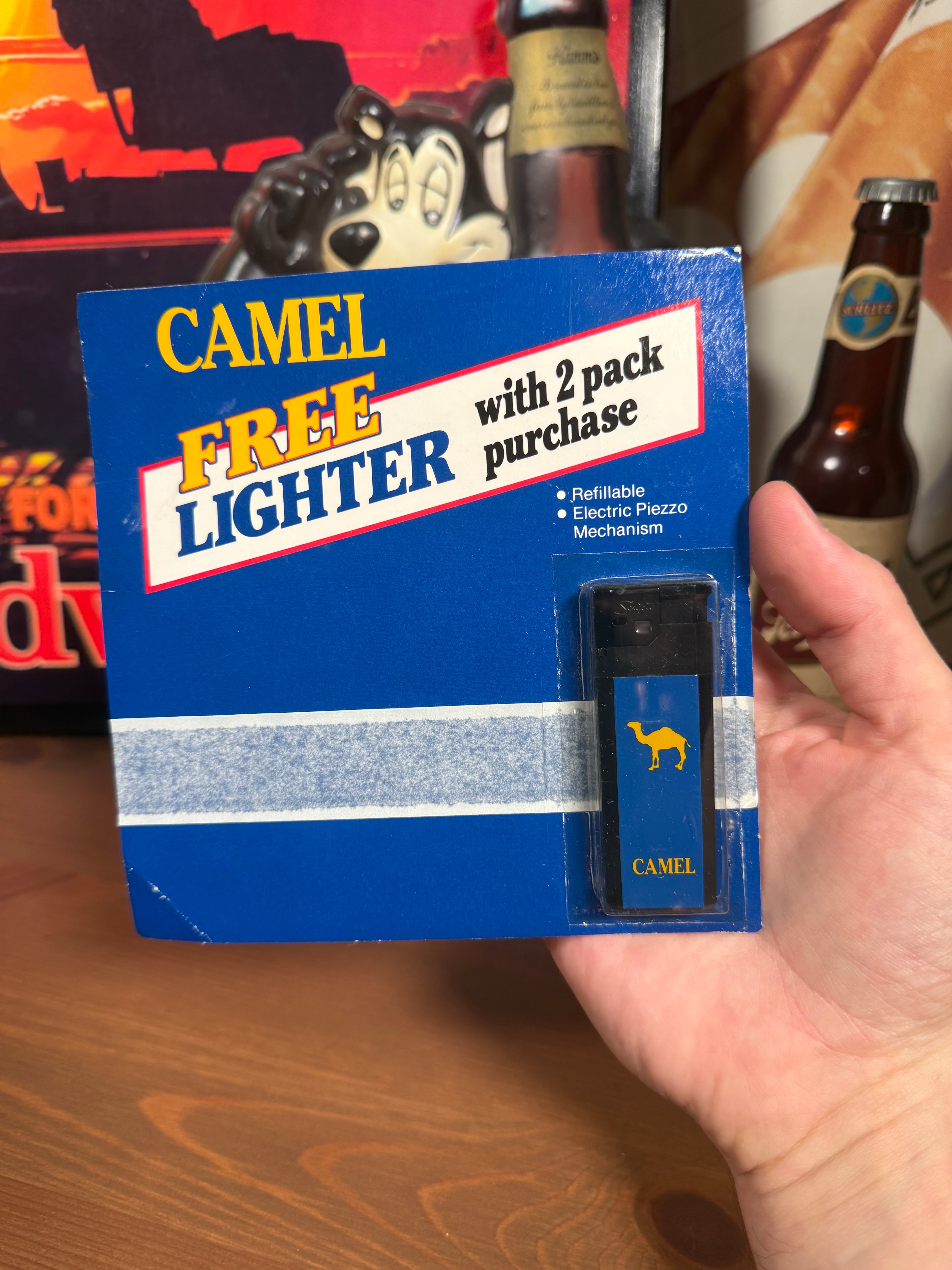Vintage 1987 Unopened Camel Cigarettes Lighter