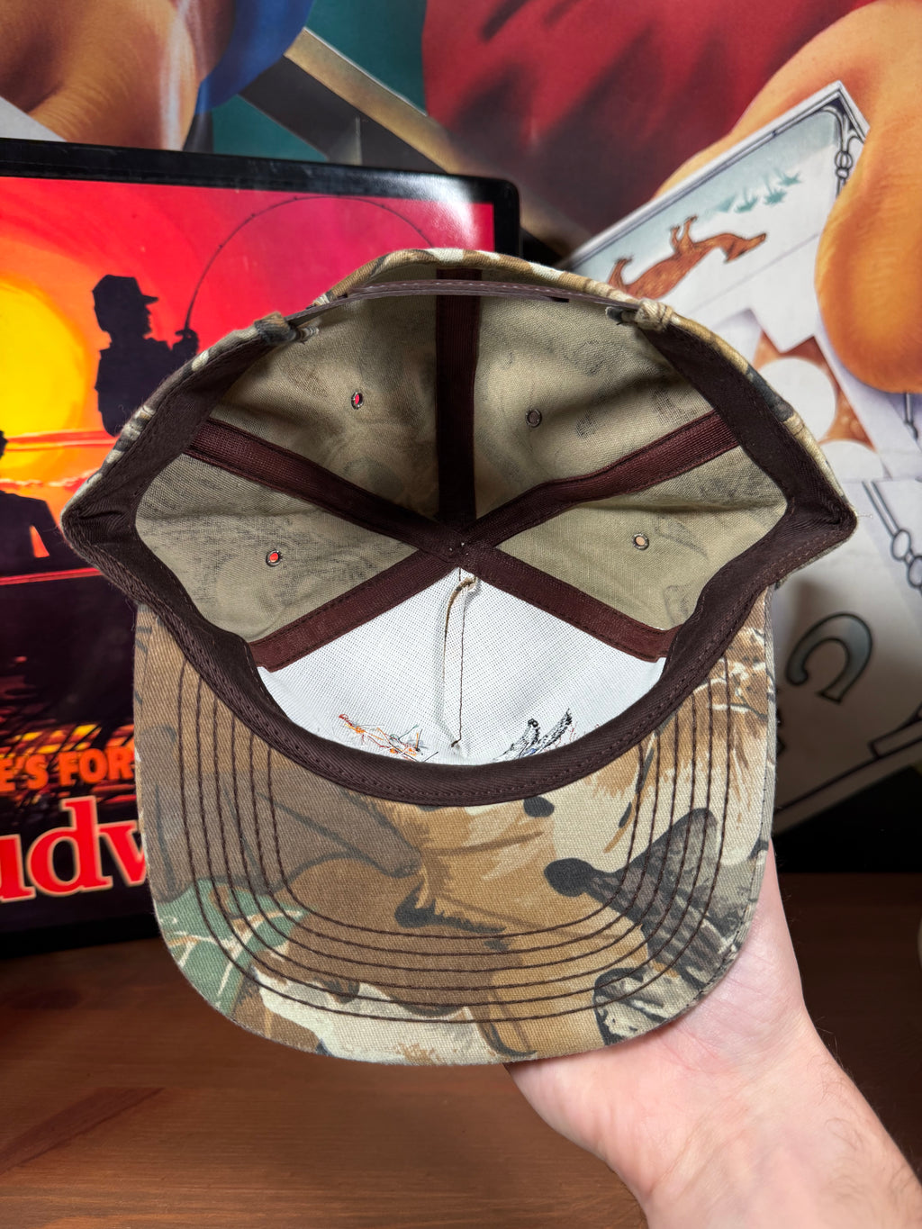 Vintage Golden Harvest Seeds Duck Camo K Products Trucker Hat