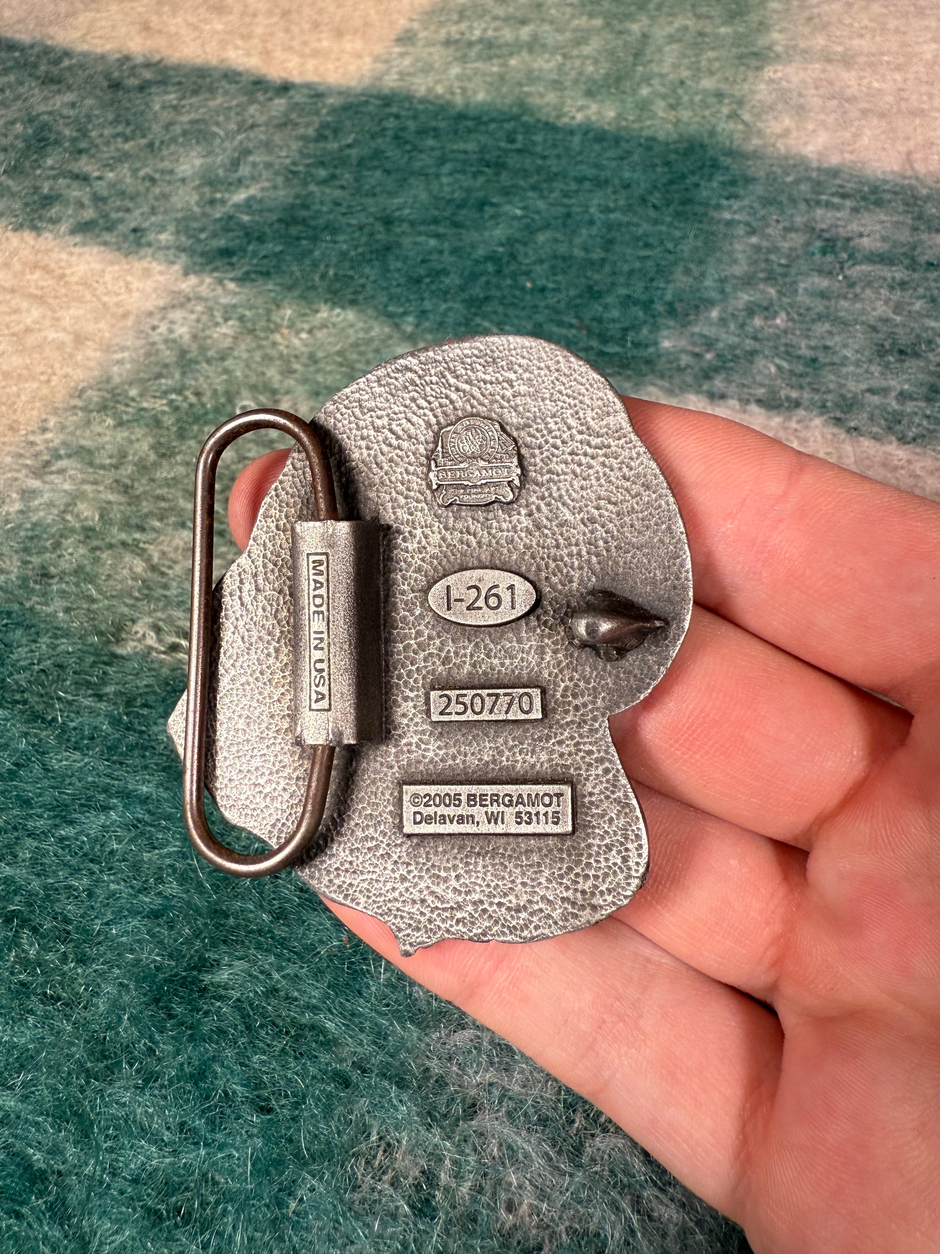 2005 Parrot Head Belt Buckle