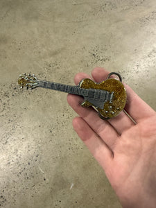 Vintage Gold Guitar Belt Buckle