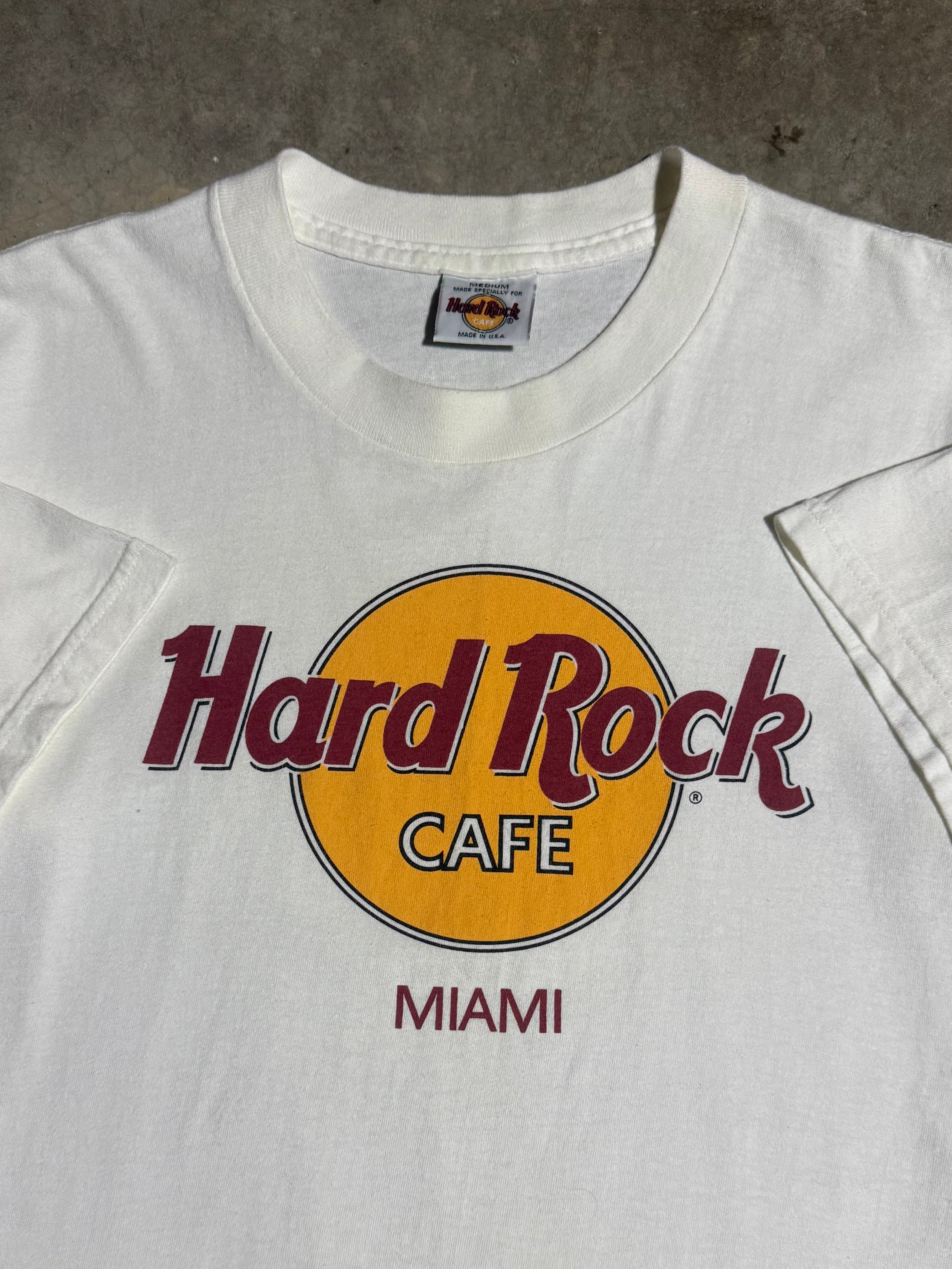 Vintage 90s Hard Rock Cafe Miami T-Shirt (M)