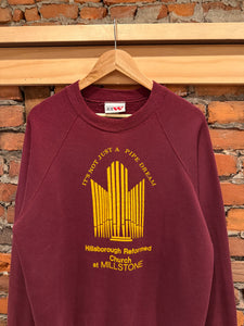 Vintage 80s “Its Not Just A Pipe Dream” Church Sweatshirt (M/L)