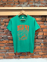 Load image into Gallery viewer, Vintage 80s University of Miami Green T-Shirt (M)
