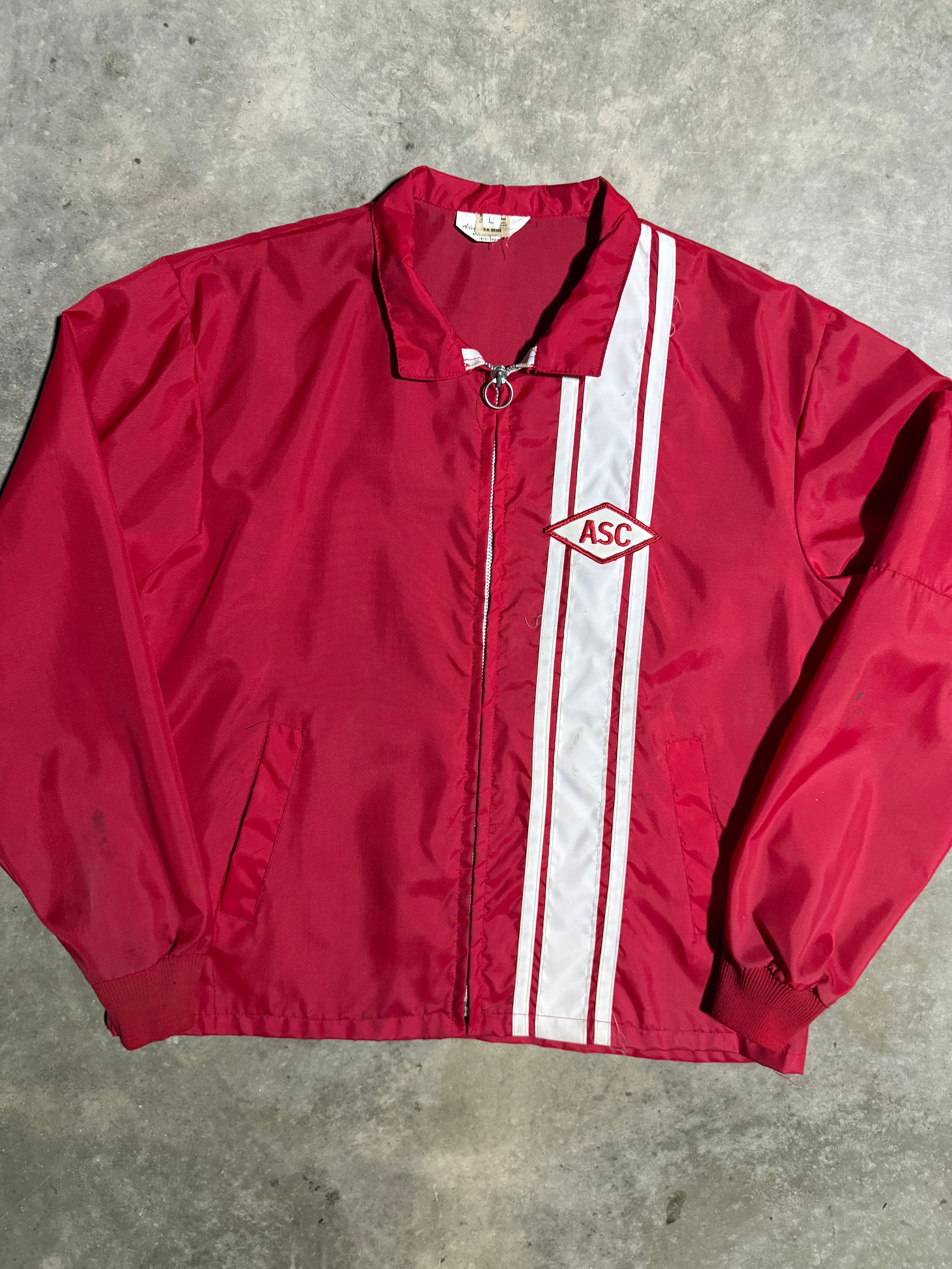 Vintage 70s ASC Patch Windbreaker (L)