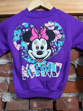 Load image into Gallery viewer, Vintage Minnie Mouse Purple Sweatshirt (Youth)
