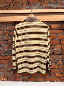 True Vintage Dagger Collar Longsleeve Polo Shirt (S/M)