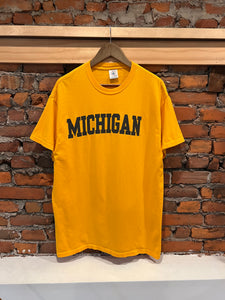Vintage Yellow University of Michigan Tee (L)
