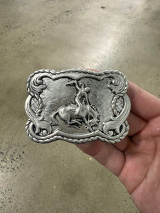 Vintage Early 2000s Rodeo Cowboy Belt Buckle