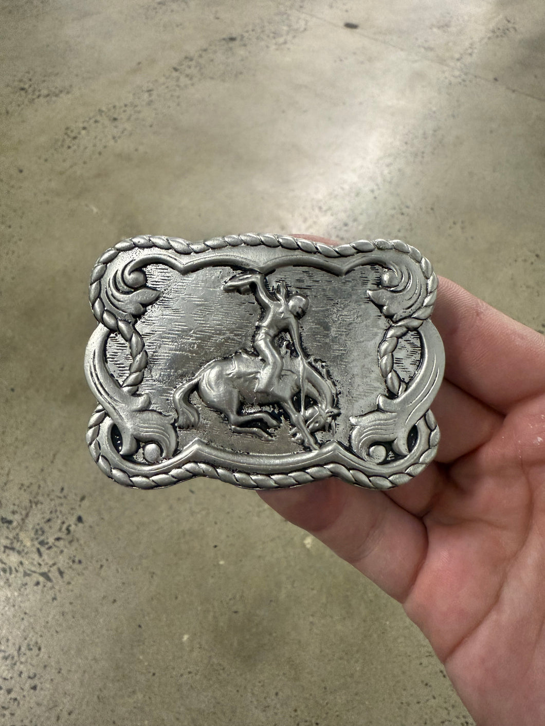 Vintage Early 2000s Rodeo Cowboy Belt Buckle