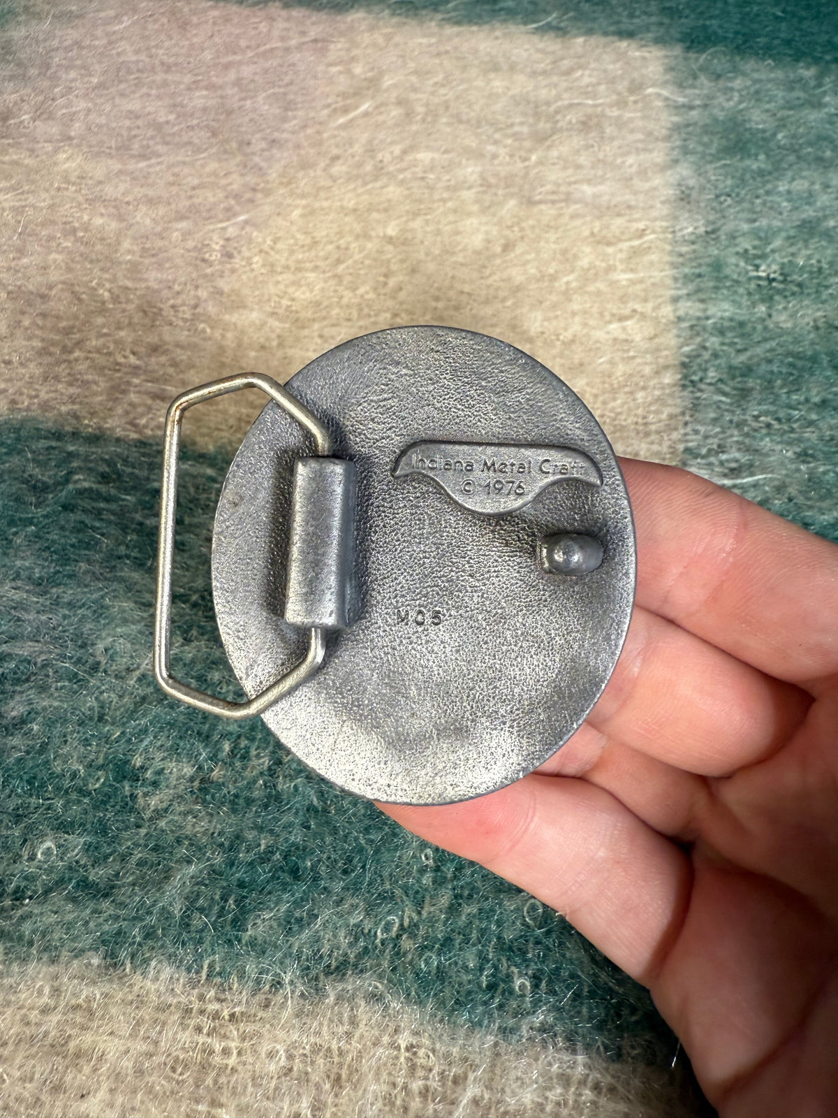 Vintage Winged Skull Belt Buckle