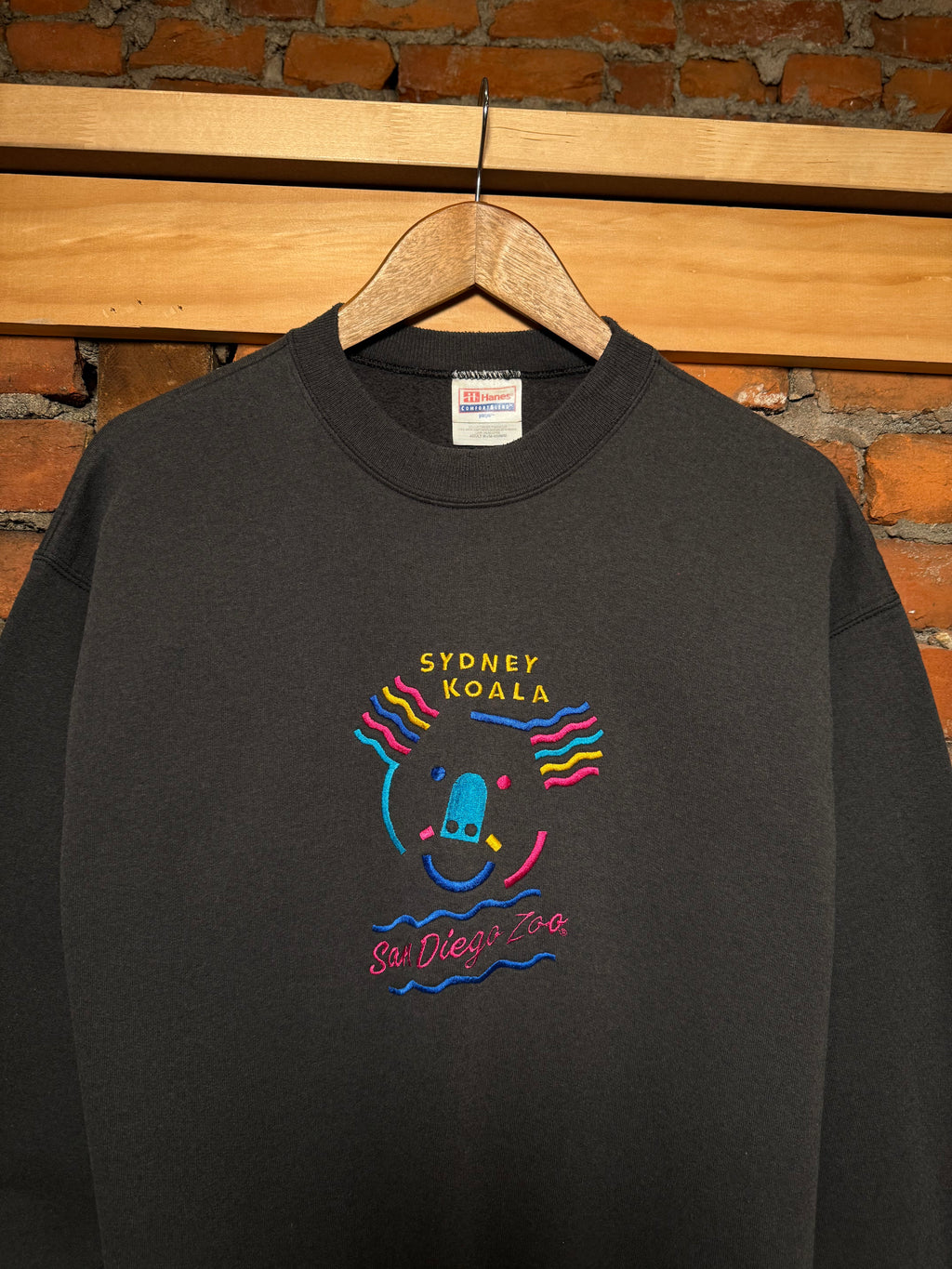 Vintage San Diego Zoo Koala Embroidered Crewneck (M)