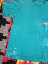Load image into Gallery viewer, Vintage Distressed 90s Harley Davidson Teal Pocket Tee (XL)
