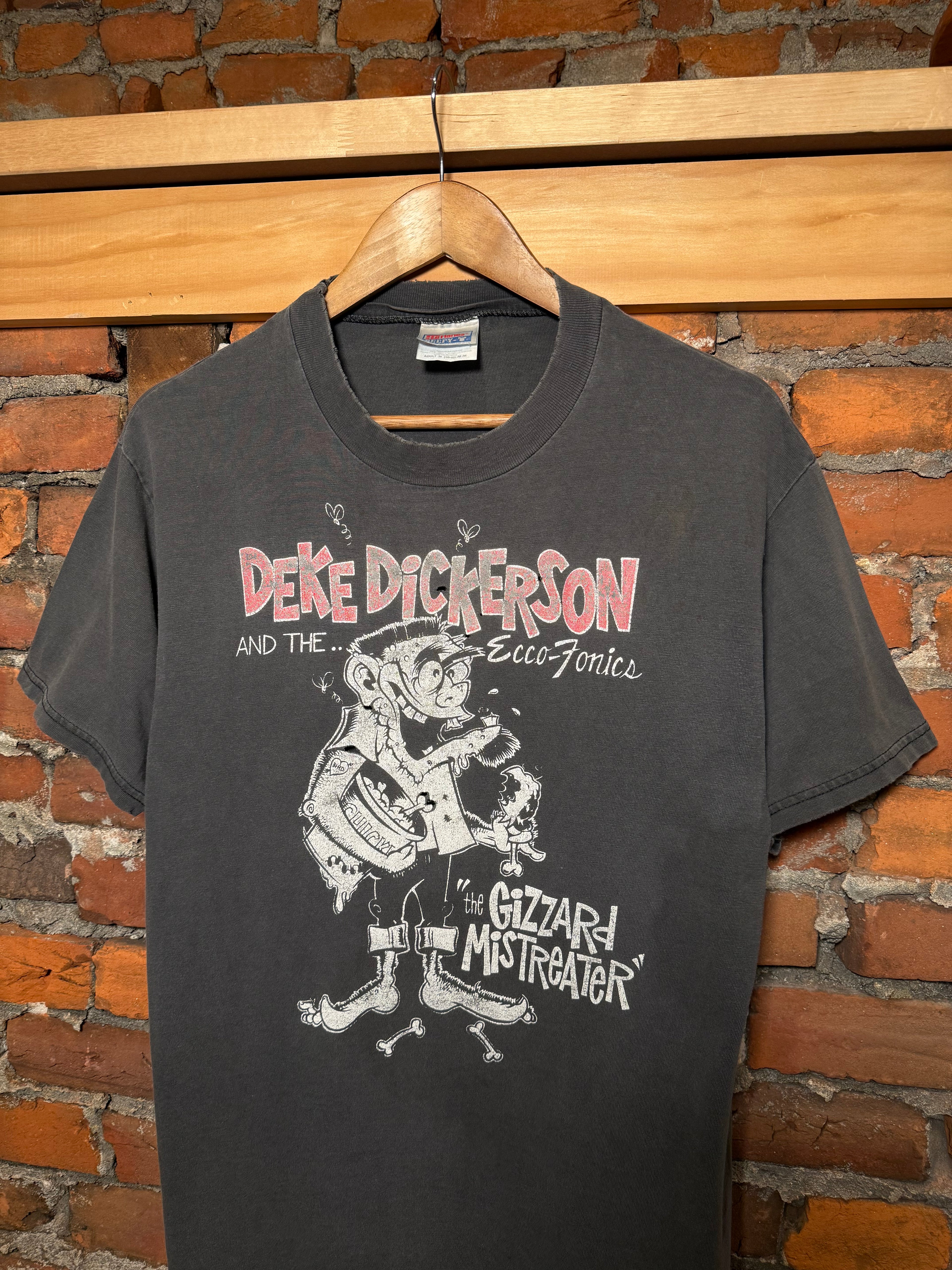 Vintage 90s Deke Dickerson and the Ecco-Fonics Distressed Tee (M)