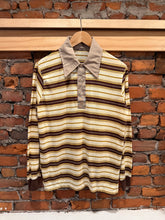 Load image into Gallery viewer, True Vintage Dagger Collar Longsleeve Polo Shirt (S/M)
