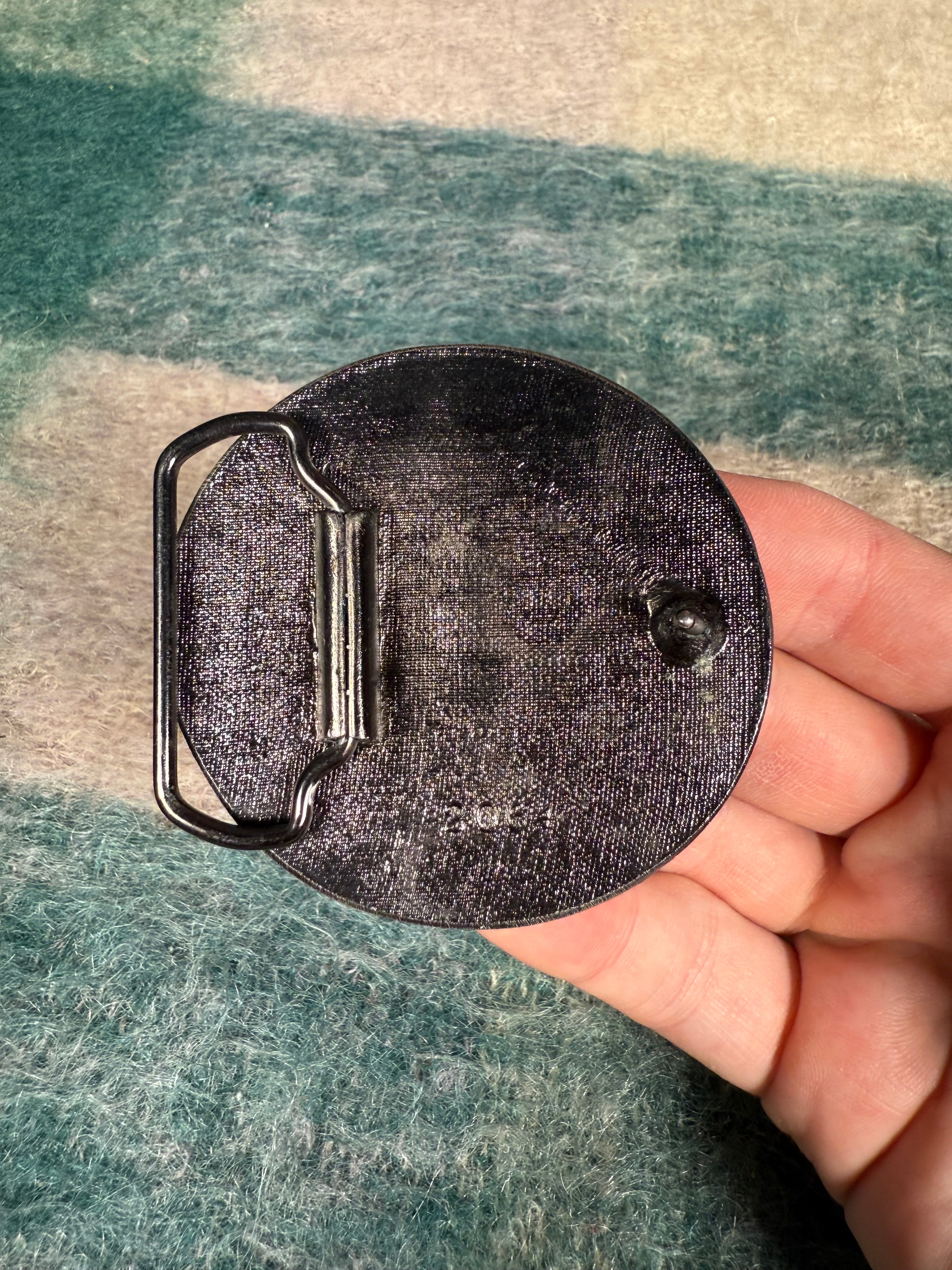 Vintage Native American Circle Belt Buckle