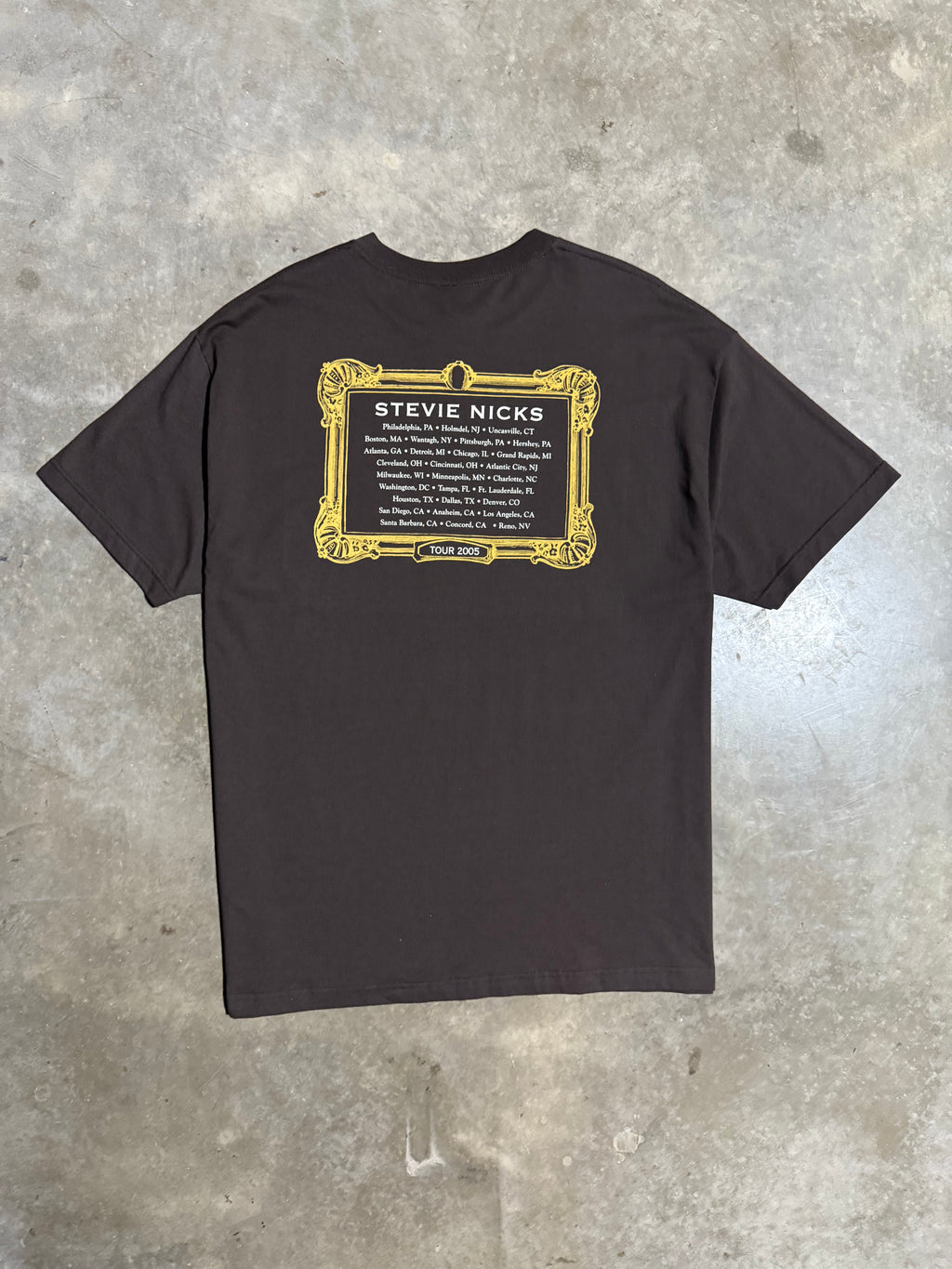 Vintage 2005 Stevie Nicks Leather and Lace Concert T-Shirt (2XL)