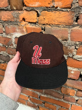 Load image into Gallery viewer, Vintage 90s Logo Athletic U Mass SnapBack Hat
