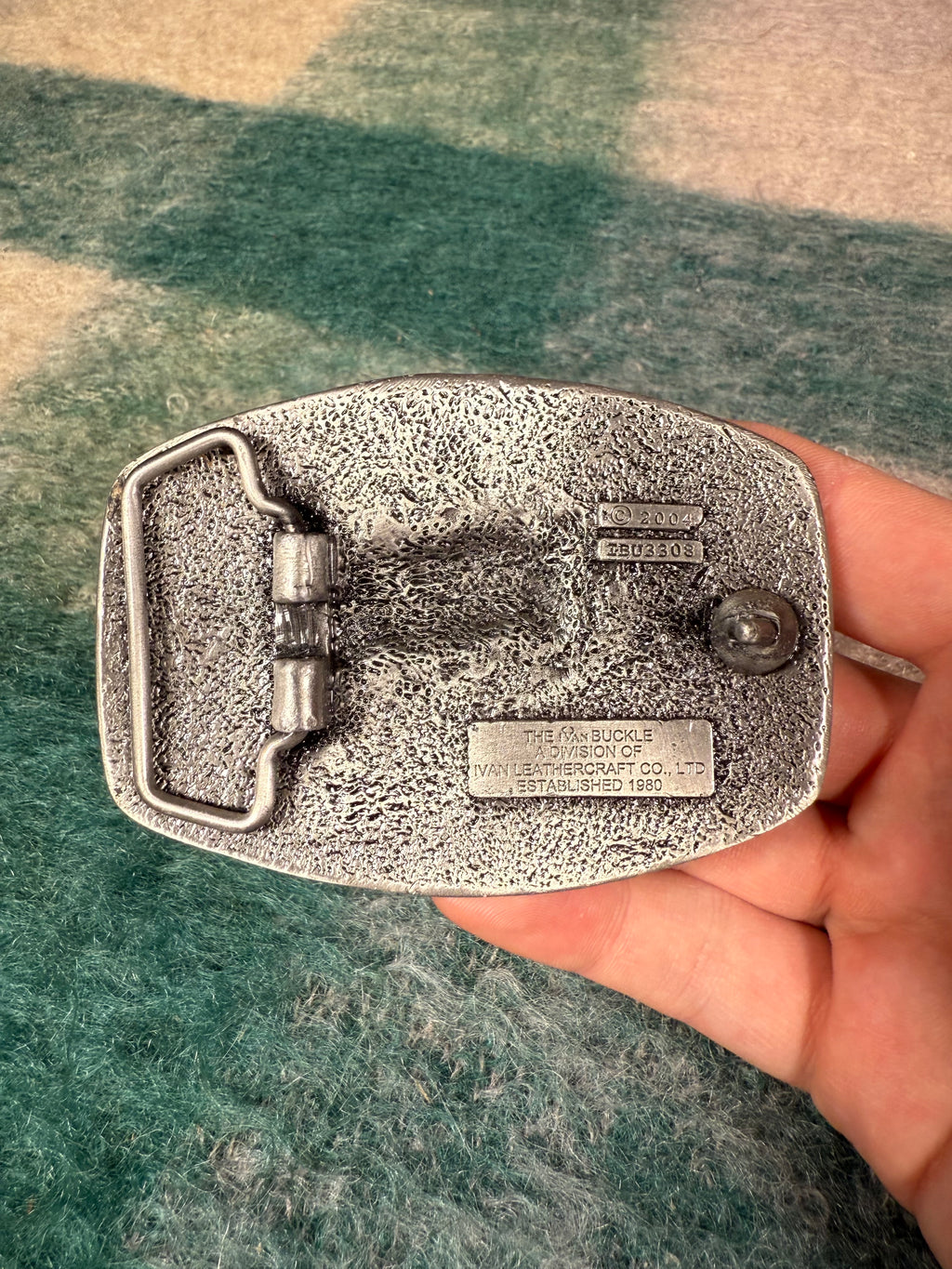 Vintage 2004 Bear Belt Buckle