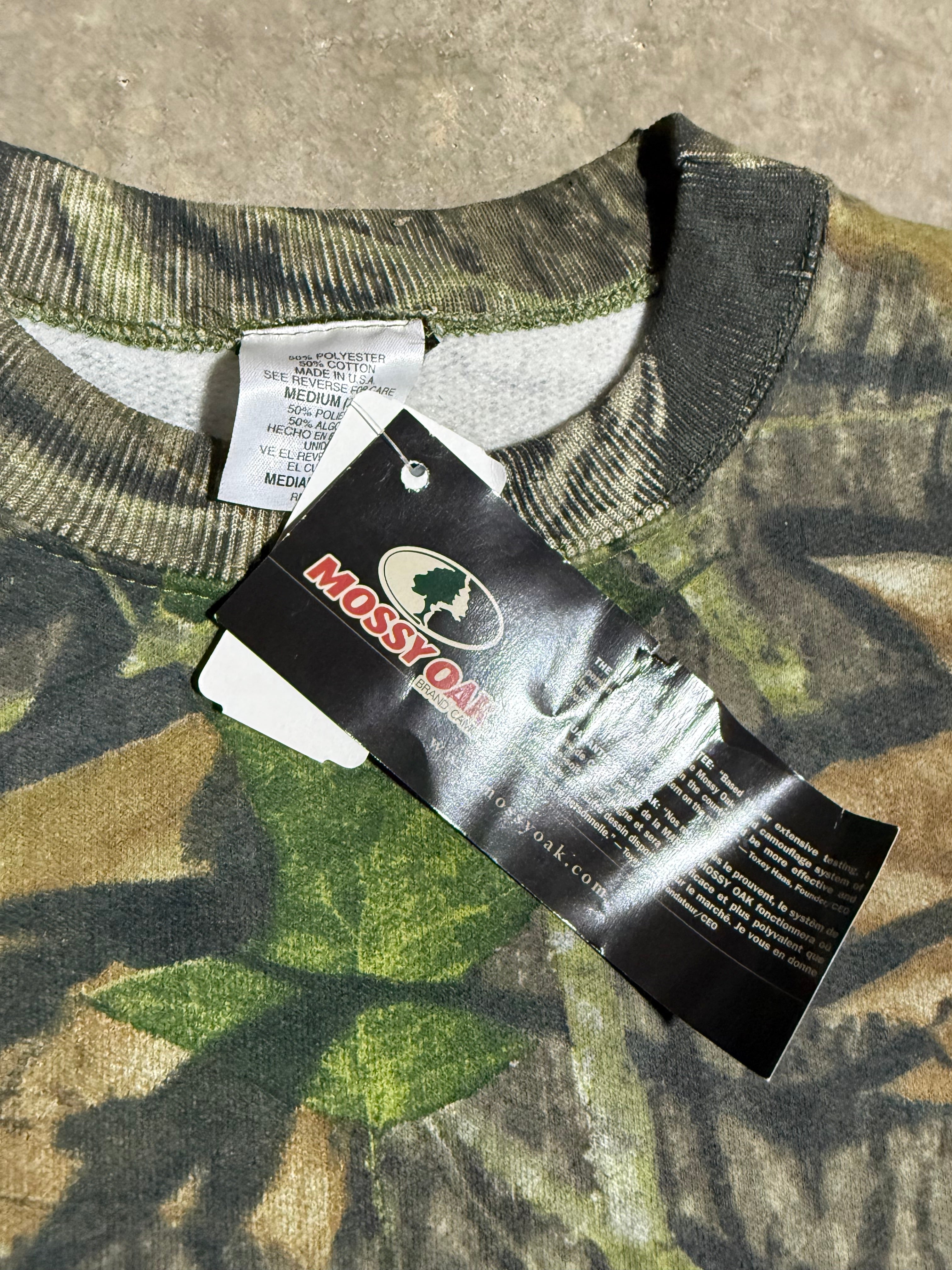 Vintage Mossy Oak Camo Crewneck (M)