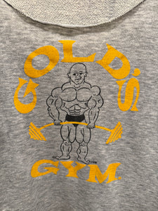 Vintage 80s Golds Gym Cutoff Sweatshirt (M)