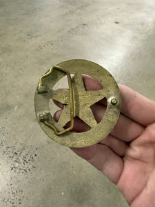 Vintage State Trooper Star Belt Buckle