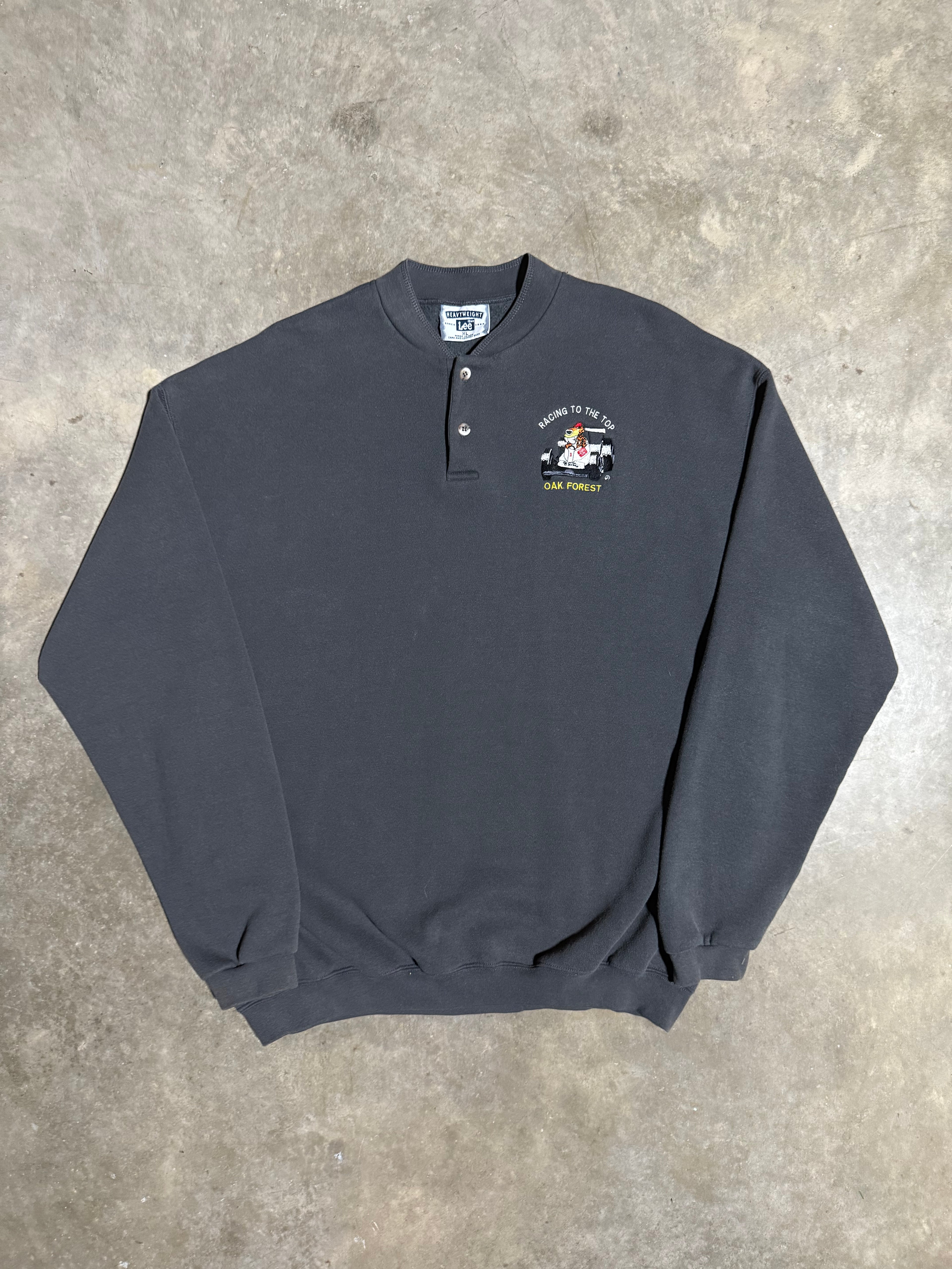 Vintage Chester Cheetah Racing Racing To The Top Sweatshirt (XL)