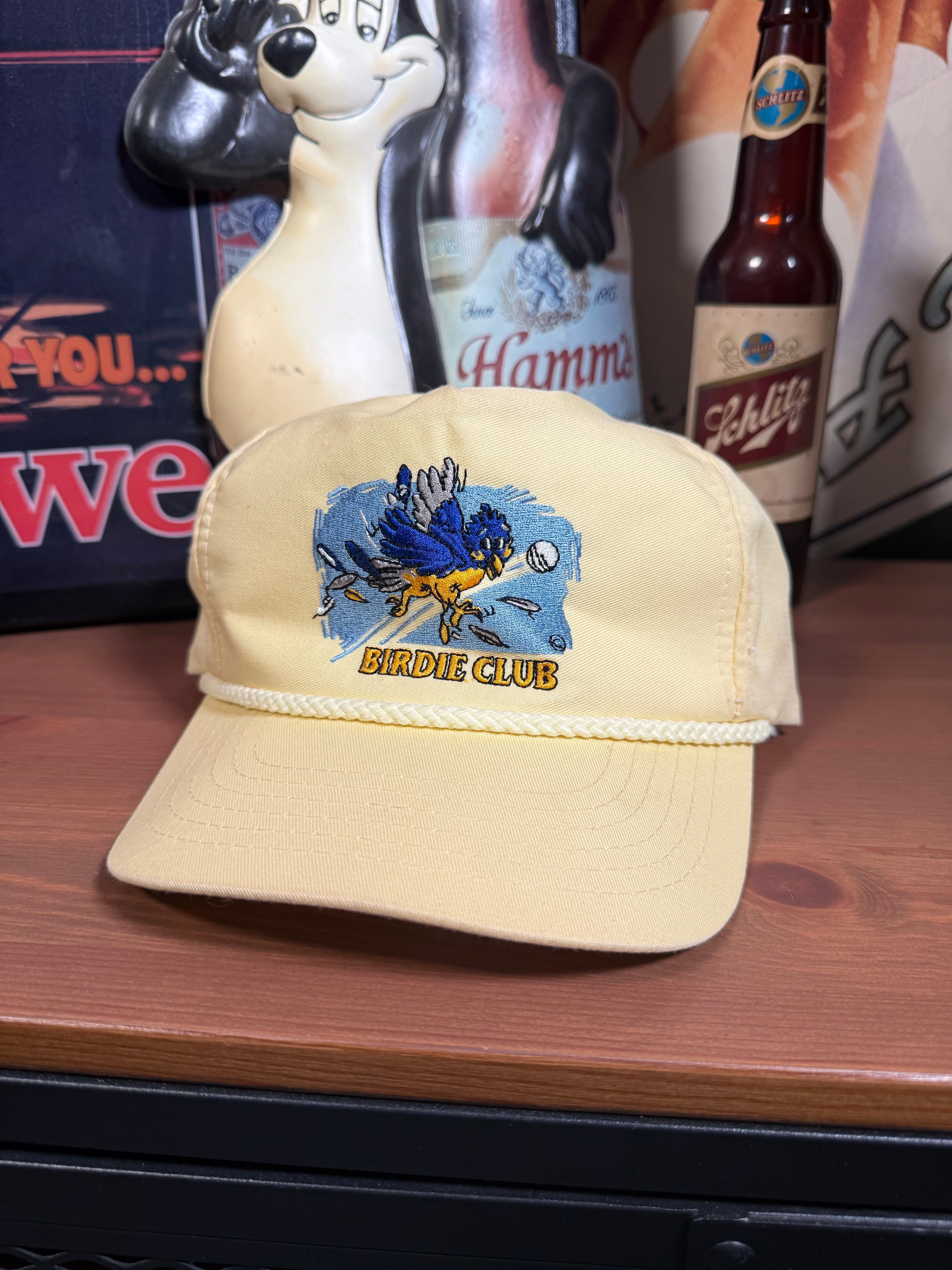 Vintage Birdie Club Golf Strapback Hat