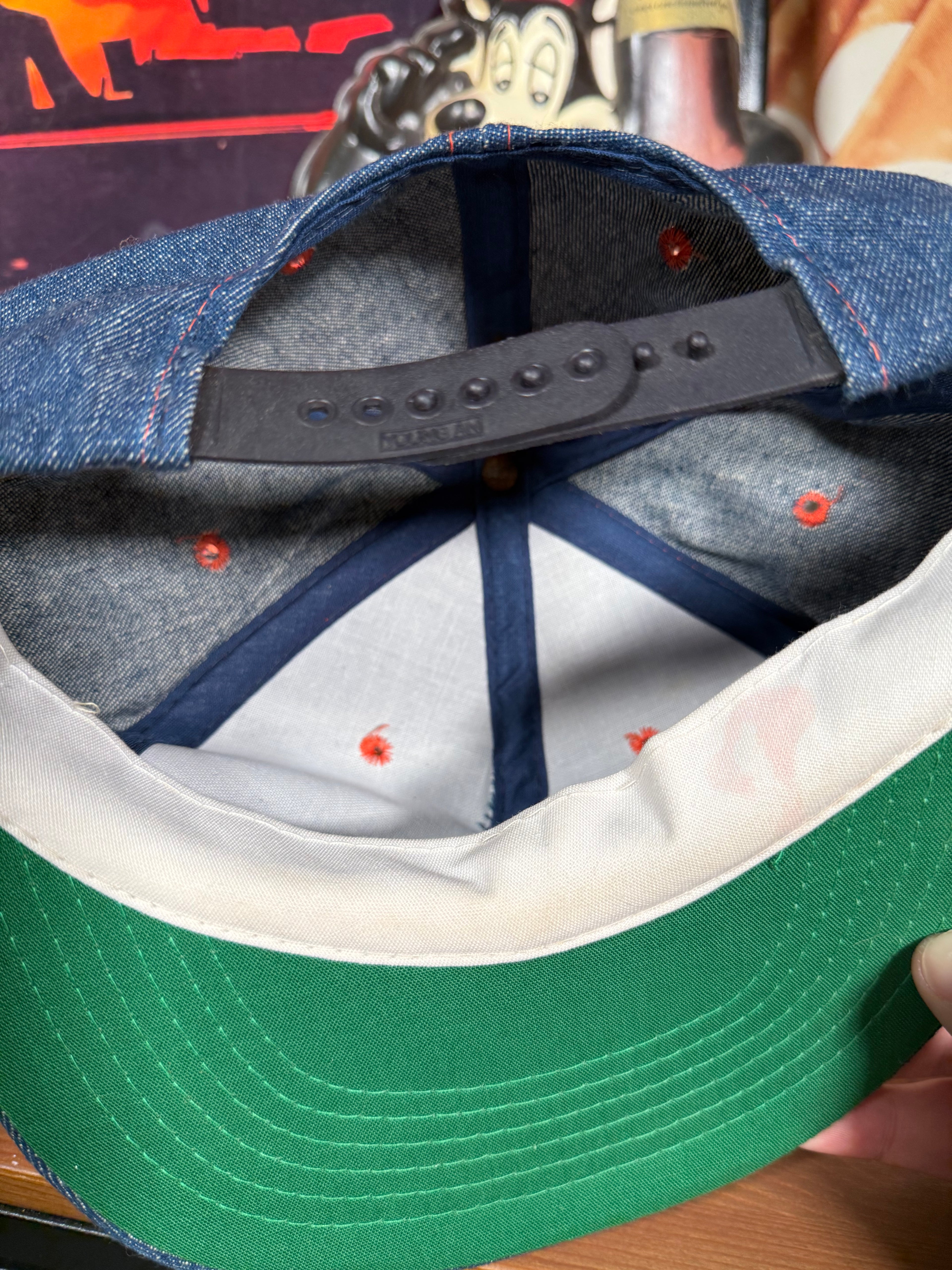 Vintage Gulf Explosives Denim Trucker Hat