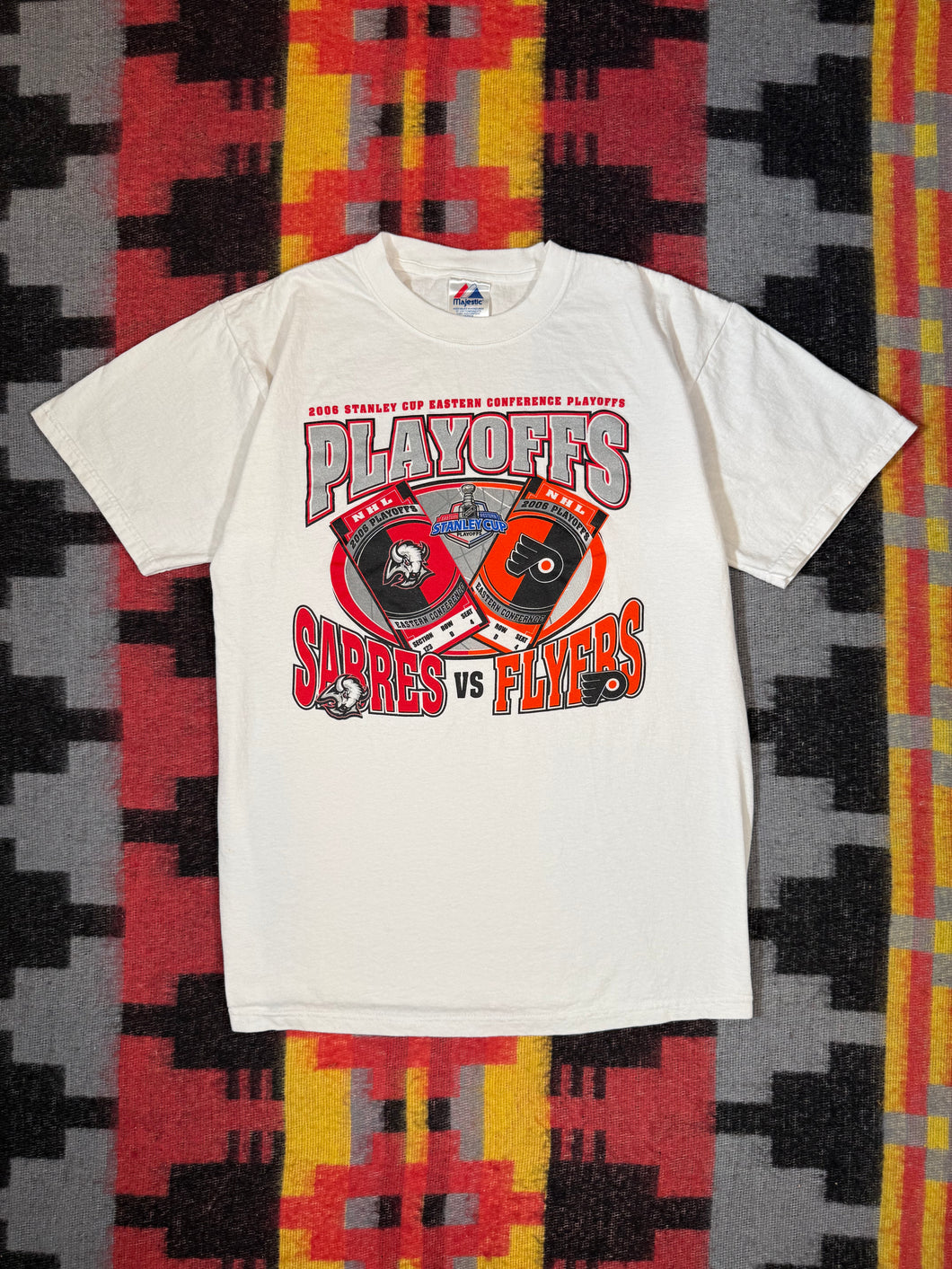 2006 Flyers vs Sabres Playoff Tee (L)