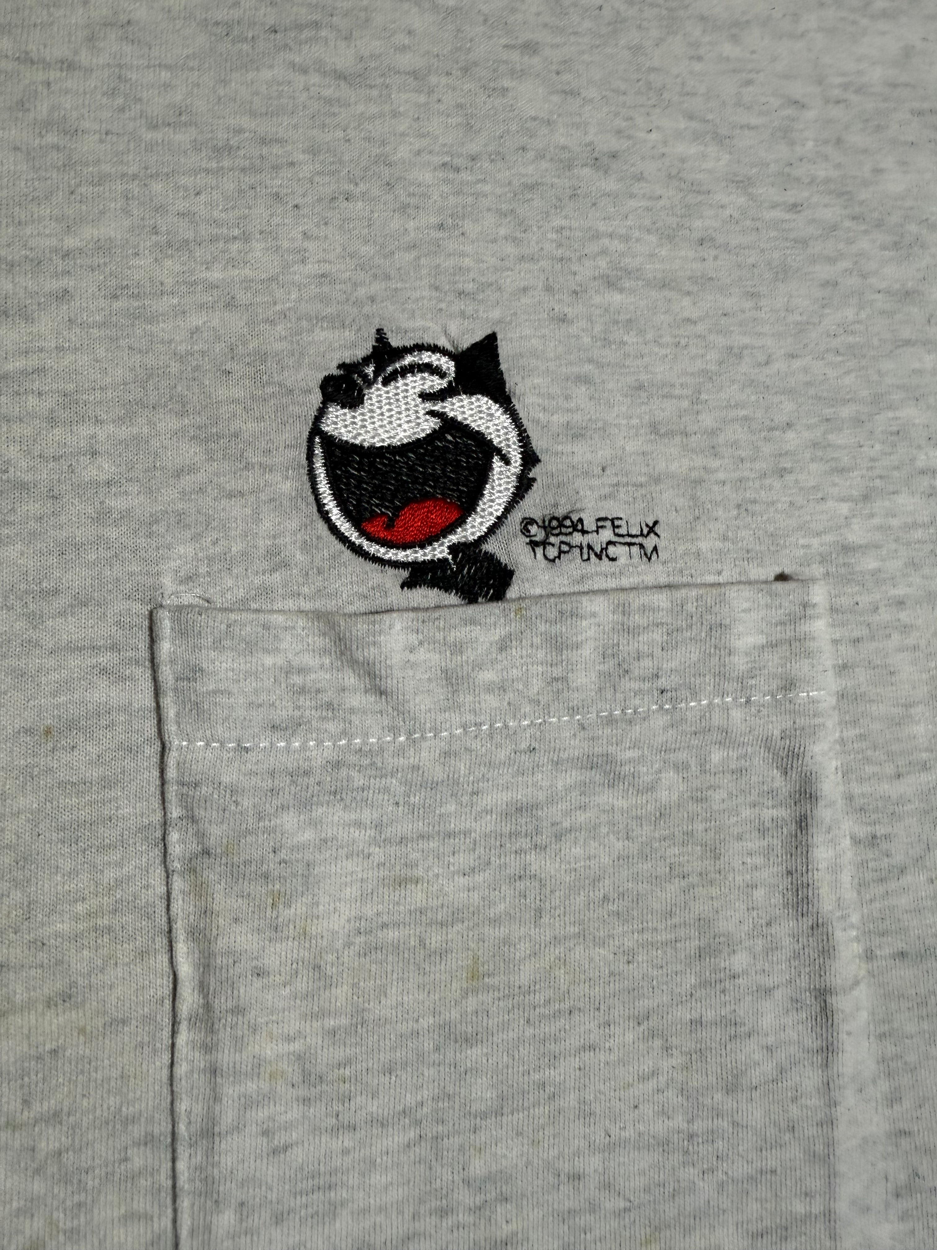 Vintage 1994 Felix The Cat Distressed Shirt (2XL)