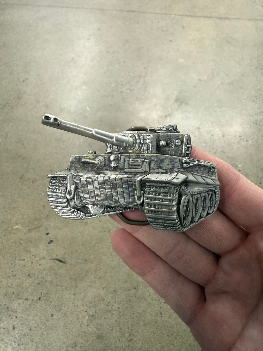 Vintage Tank Belt Buckle