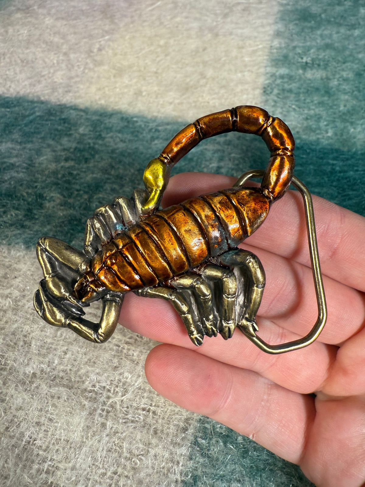 Vintage Scorpion 3D Belt Buckle
