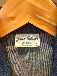 True Vintage Joni Blair Denim Zipper Dress (Womens, See Measurements)
