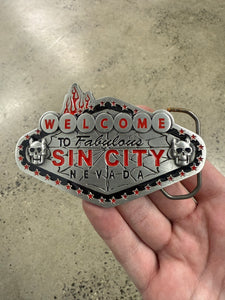2000s Sin City Belt Buckle