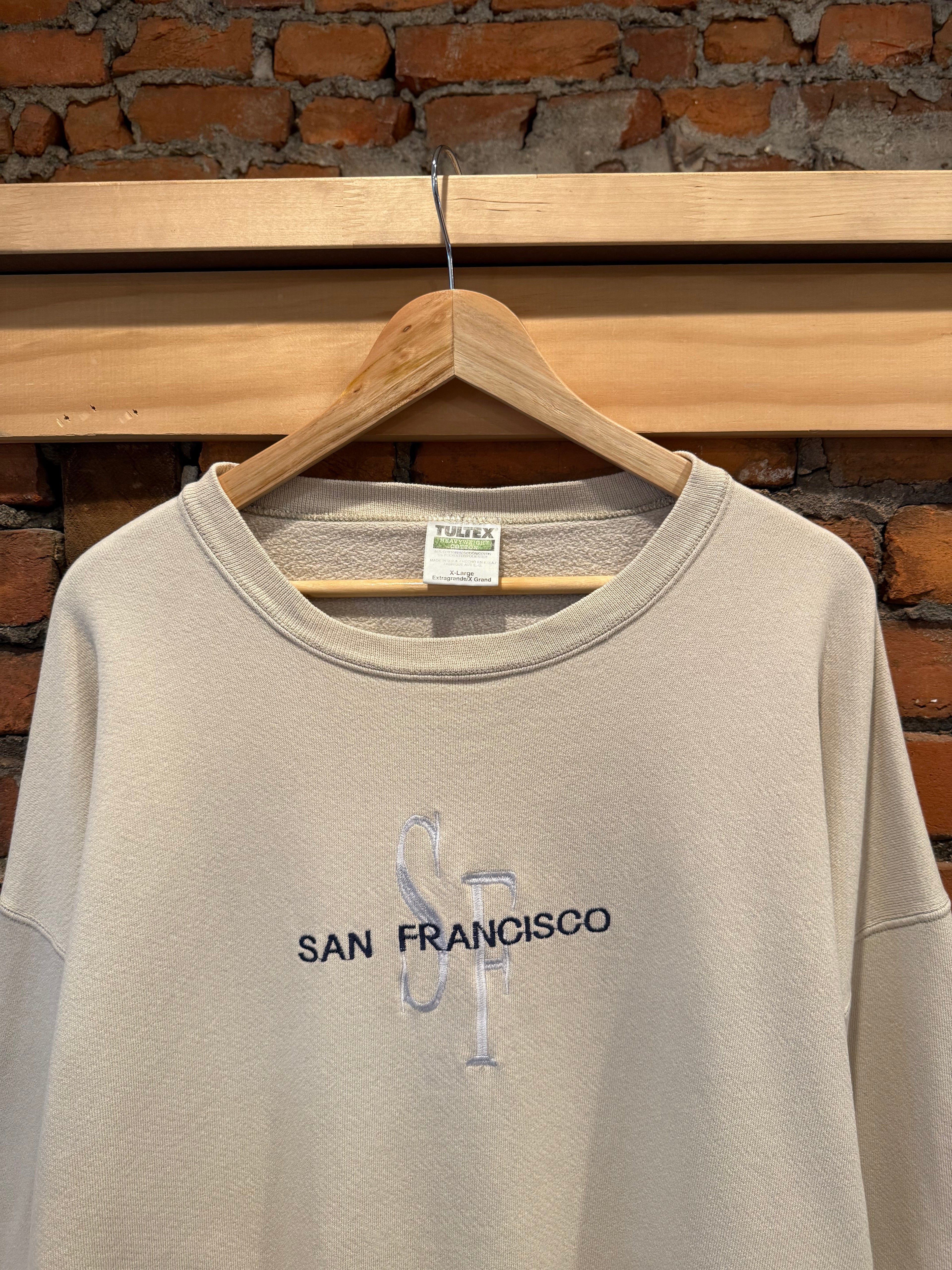 Vintage 90s San Francisco Embroidered Crewneck (XL)