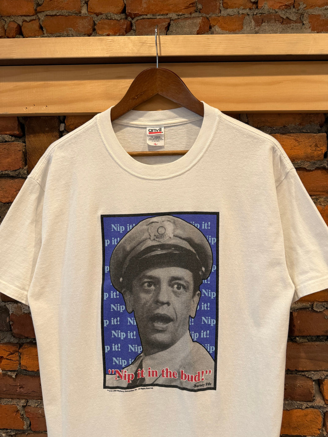 Vintage Early 2000s Barney Fife Shirt (L)