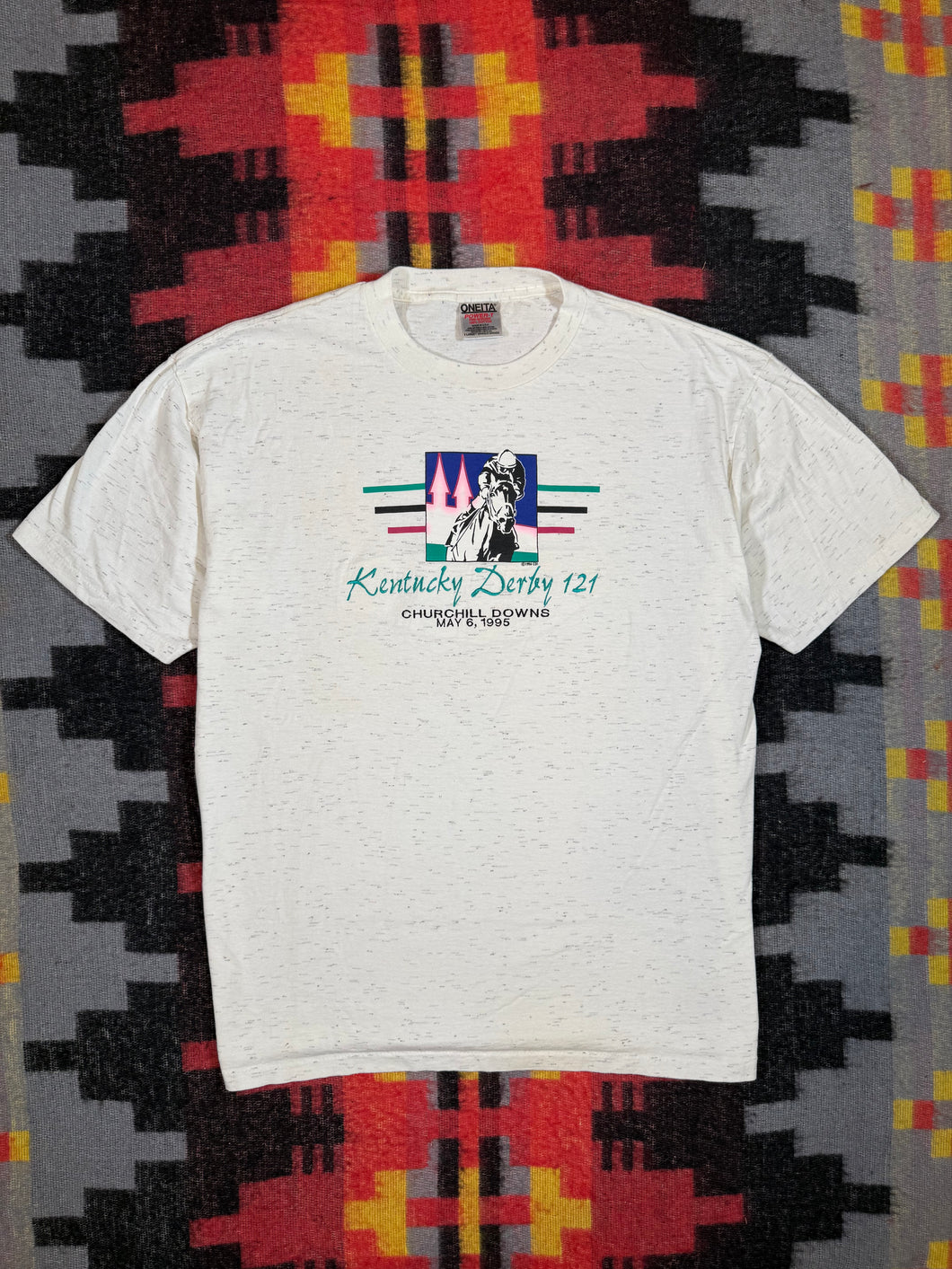 Vintage 1995 Kentucky Derby Embroidered Tee (XL)