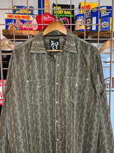 Load image into Gallery viewer, Y2K Age of Wisdom Pearl Snap Shirt (XL)
