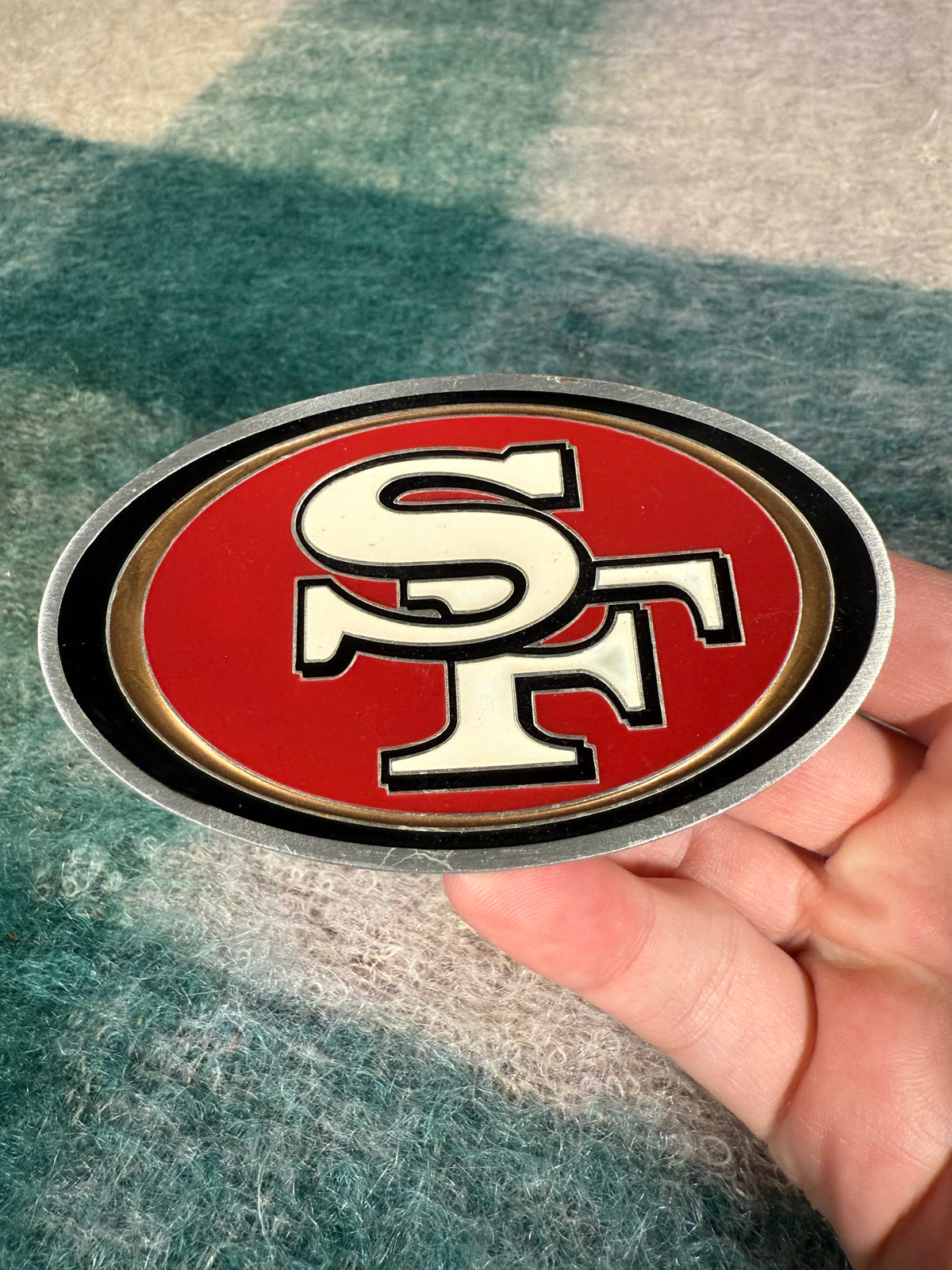 Vintage 2000s San Francisco 49ers Logo Belt Buckle