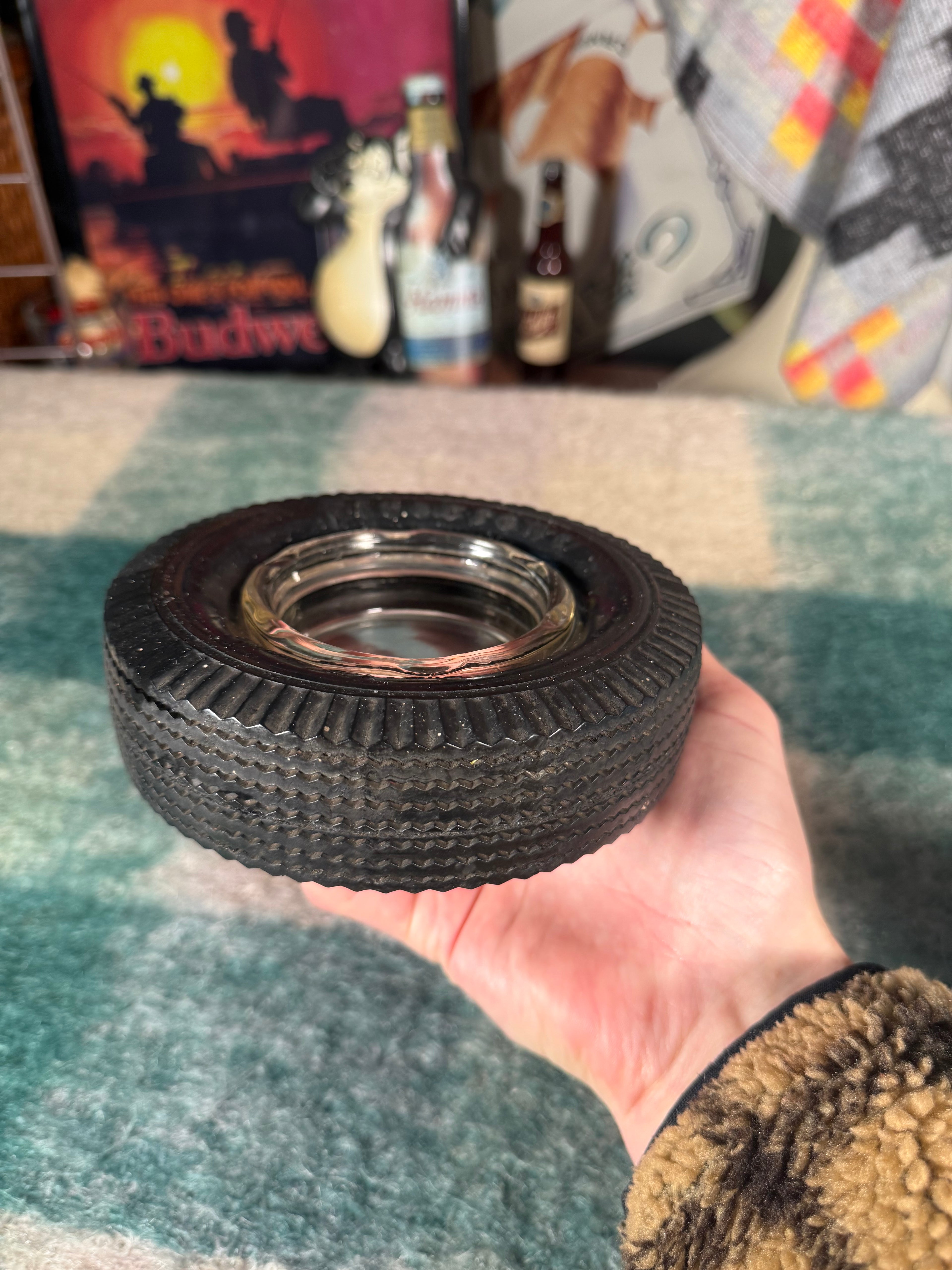 Vintage Firestone Tire Ashtray