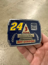 Load image into Gallery viewer, Vintage Jeff Gordon 3 Time Winston Cup Champion Belt Buckle
