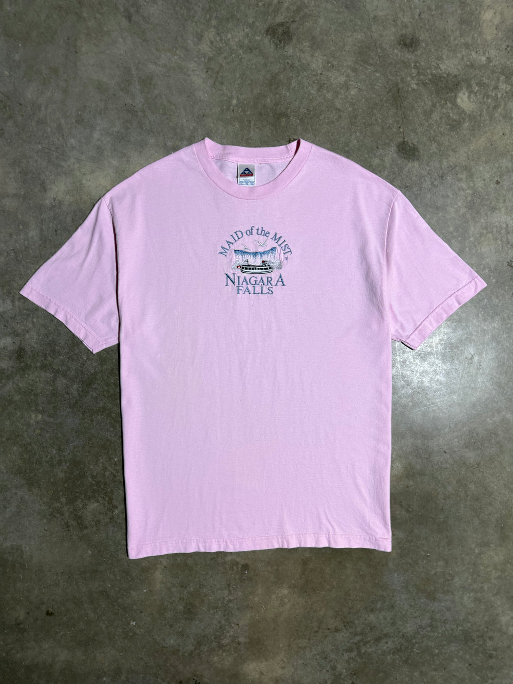 Vintage Maid of the Mist Niagara Falls Embroidered T-Shirt (XL)