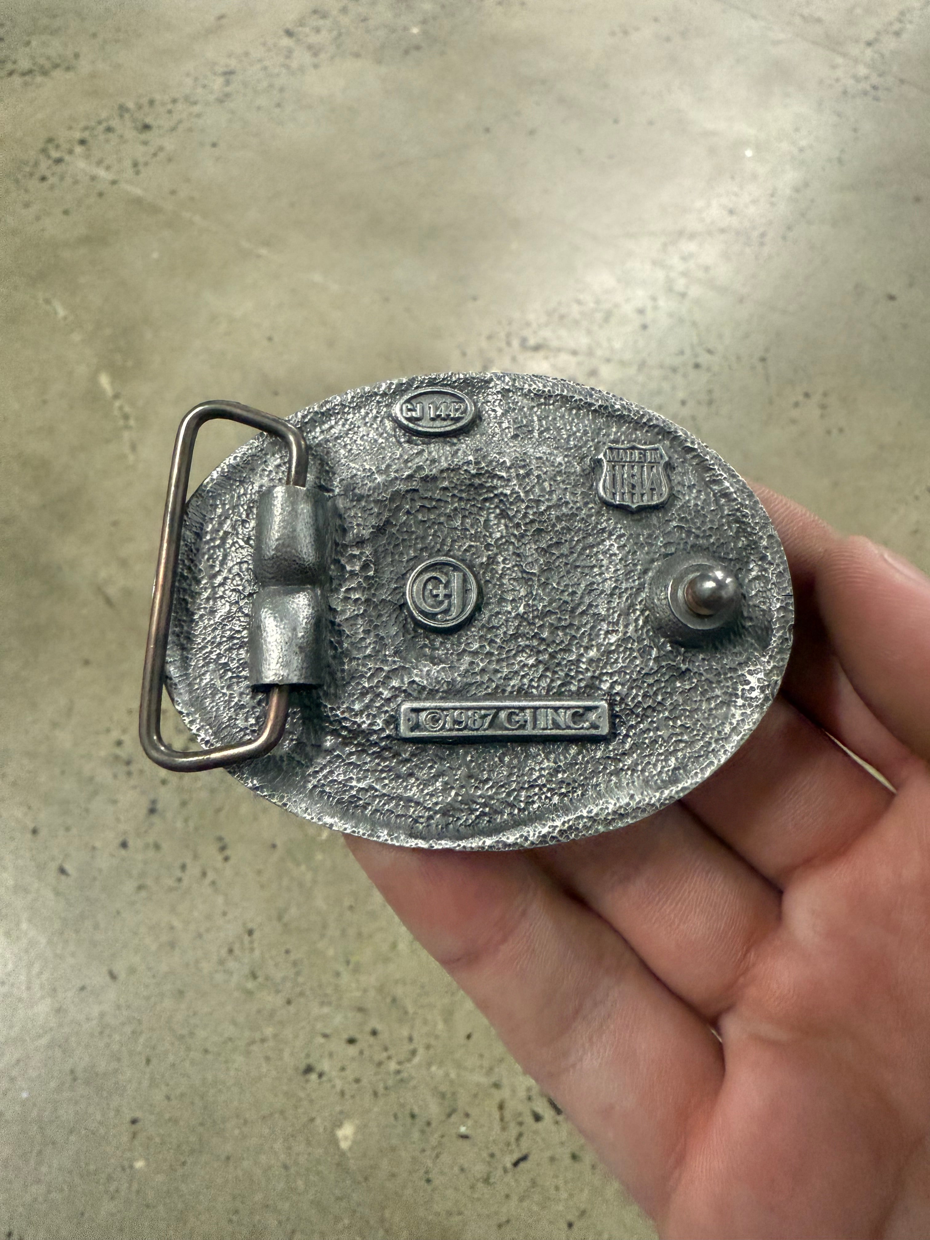 Vintage POW MIA You Are Not Forgotten Belt Buckle