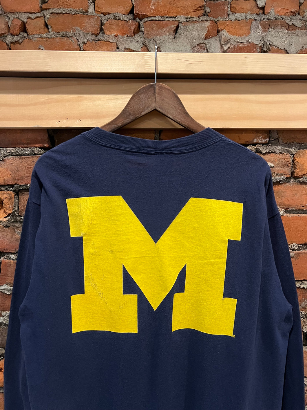 Vintage Michigan Double Sided Longsleeve Shirt (L)